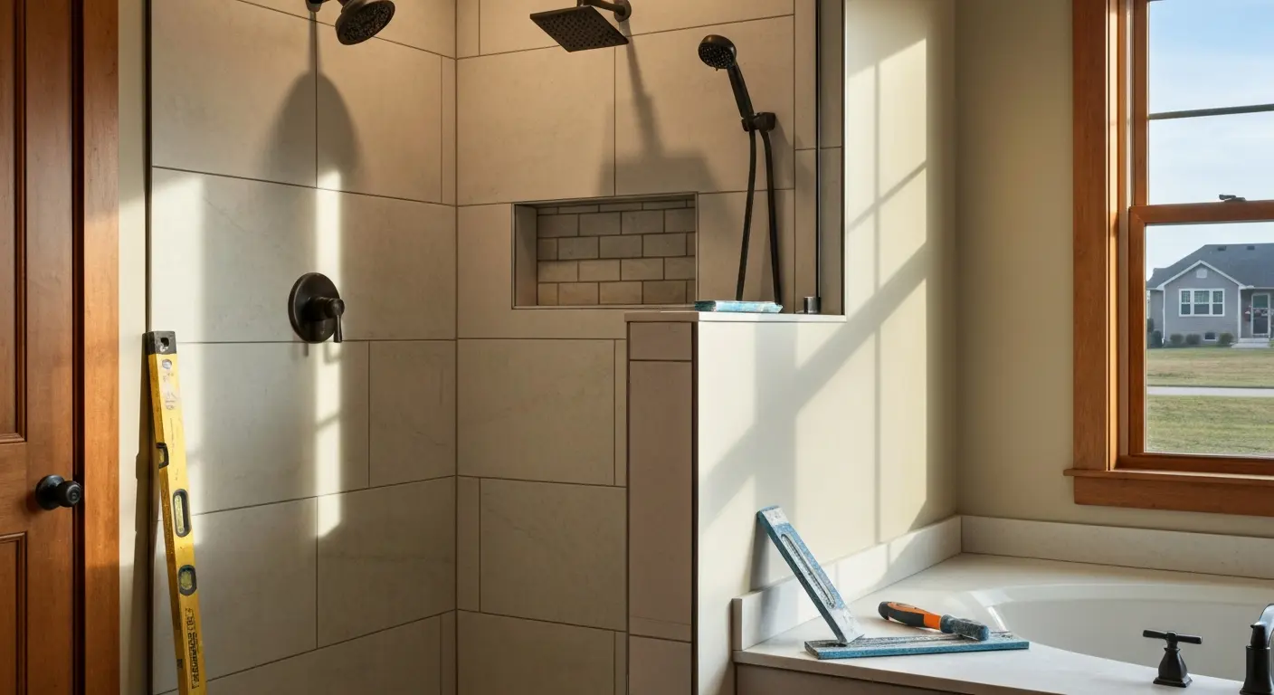 Shower remodeling project