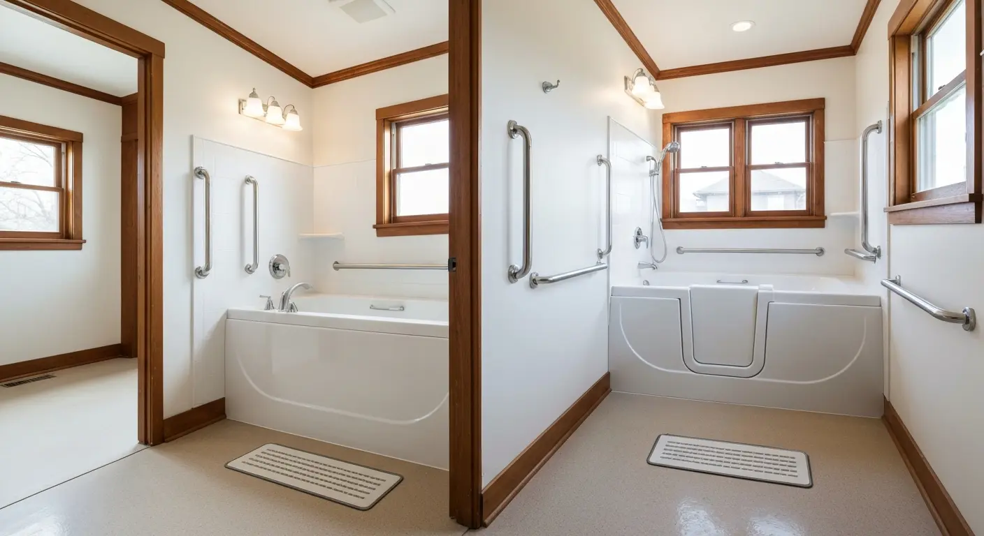 Accessible bathroom features