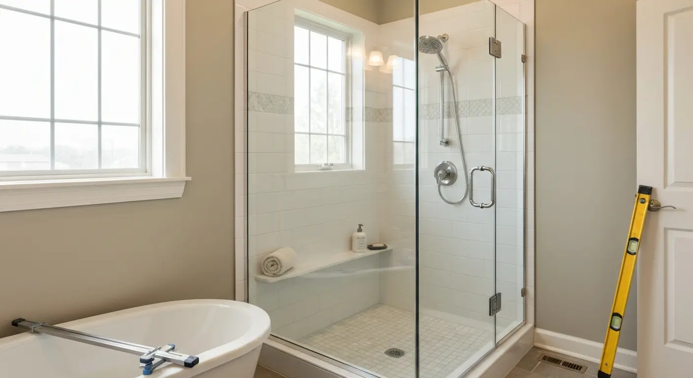 Tub to shower conversion