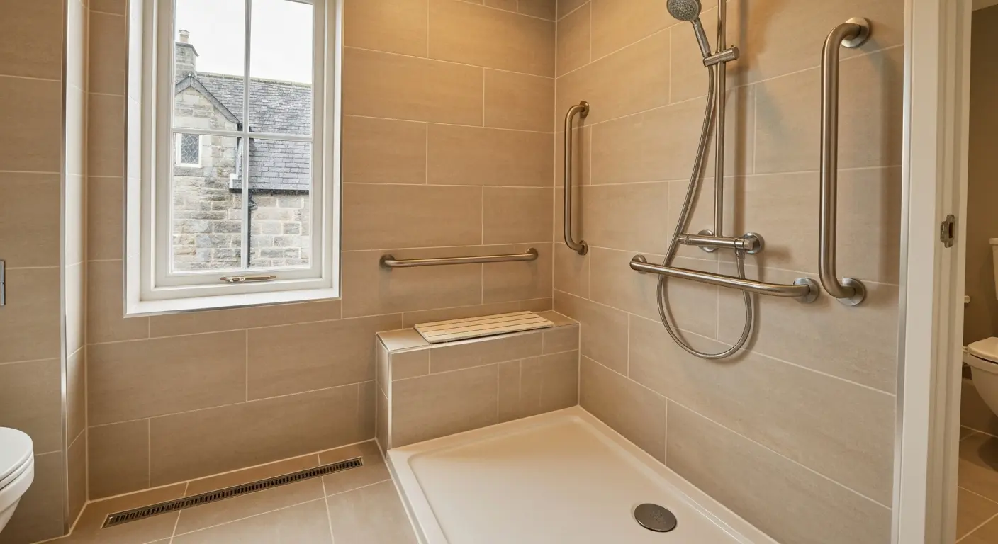 Accessible shower design