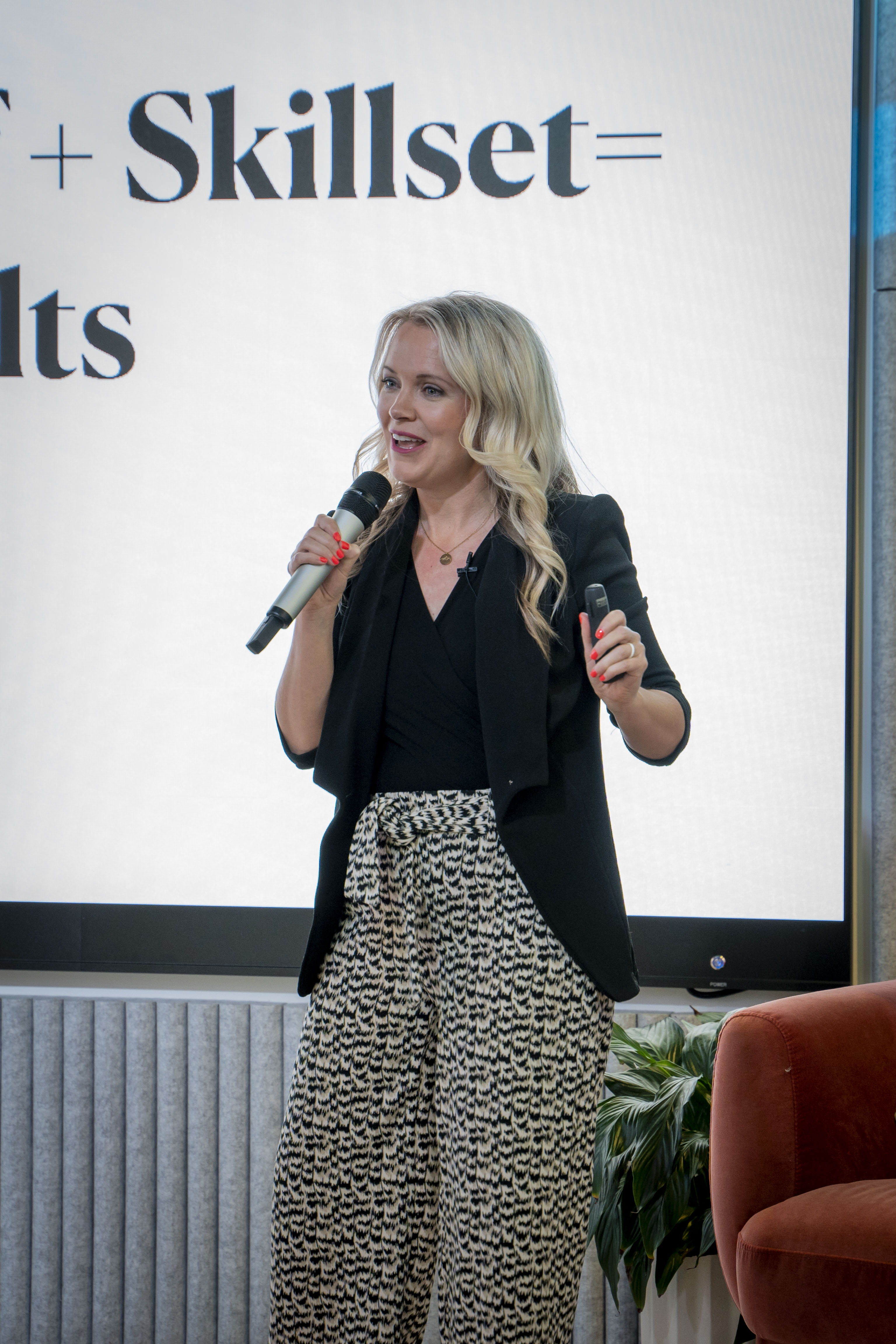 Ashlee Stratton speaking and working with audiences