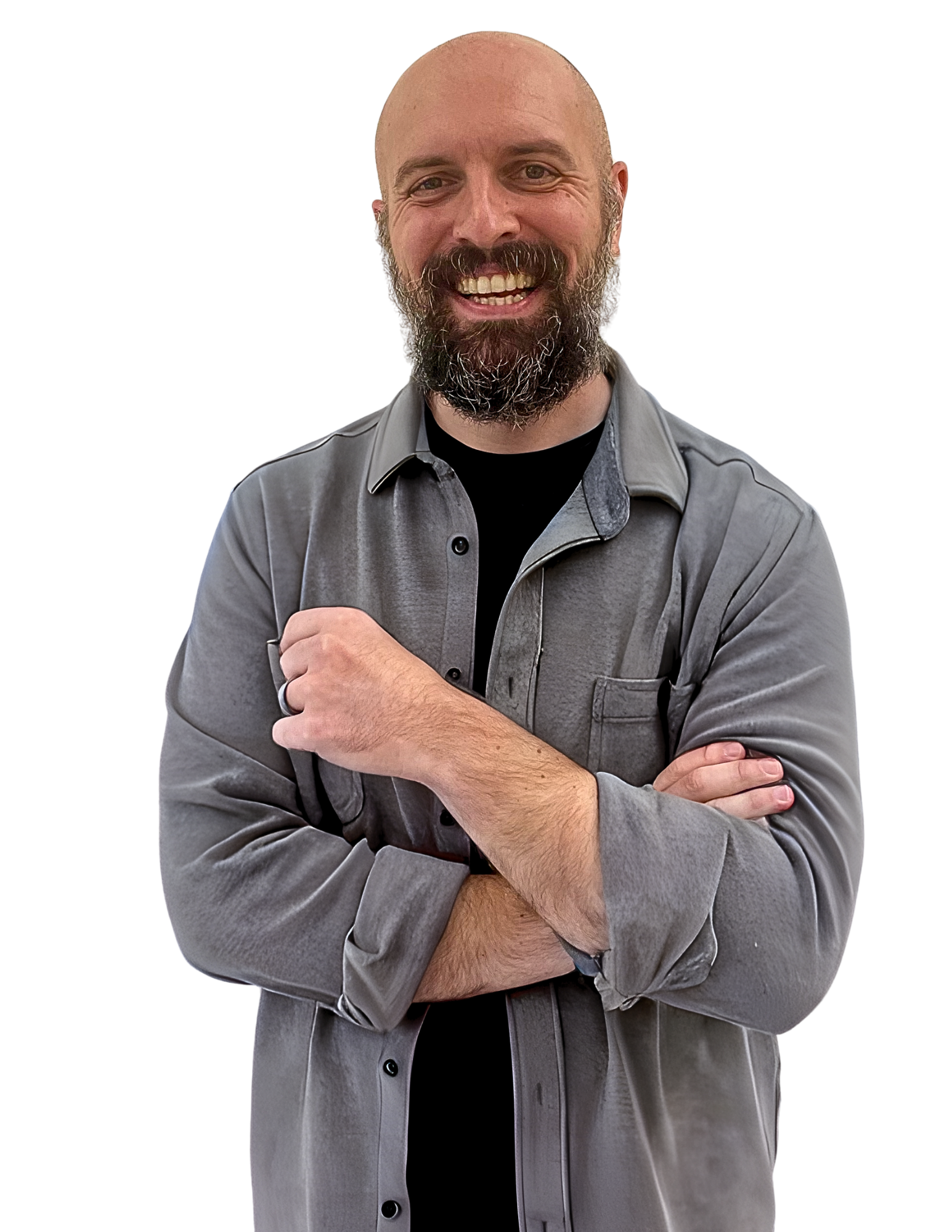 Dr. Anthony Neely, arms crossed and smiling