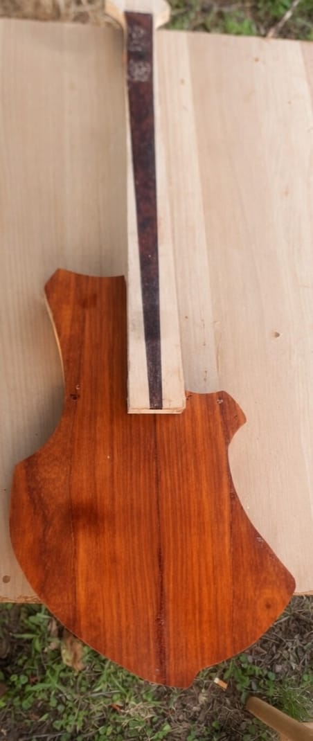 Varosh with padauk top, unfinished