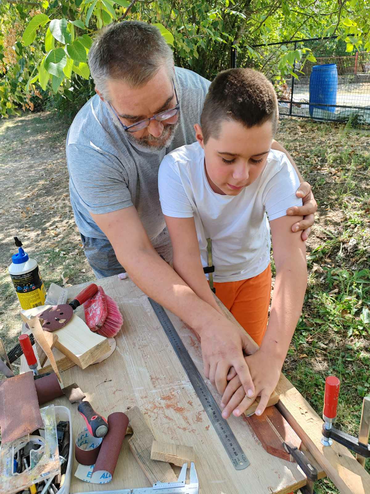 Stefan Stepic with his son Vid