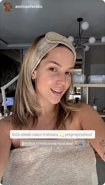 Amina - klijentkinja MedSpa-e