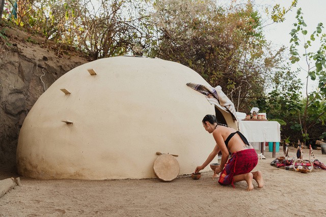 Construcción del temazcal