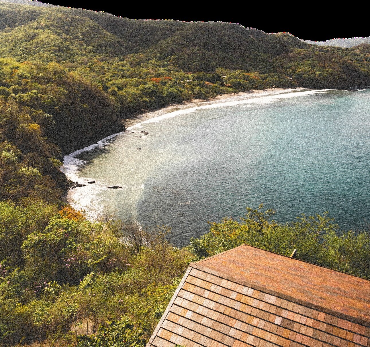 Vista de la bahía desde la cima