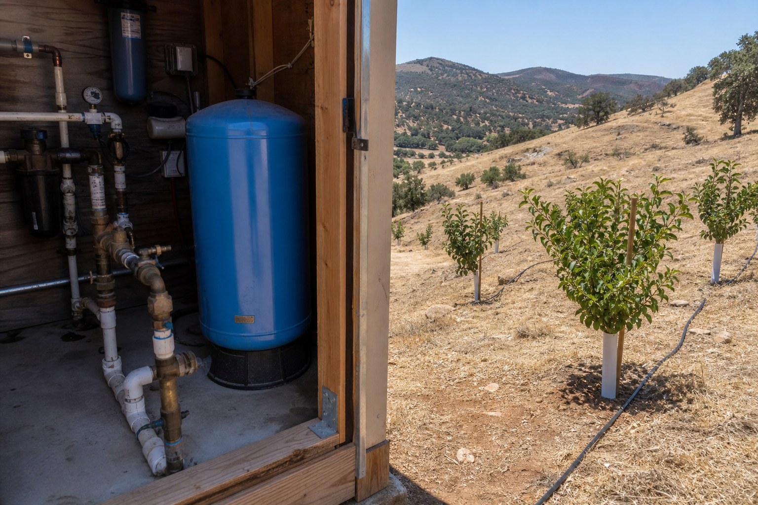 Well, Pressure Tank, and Irrigation Basics for Kern River Valley Properties