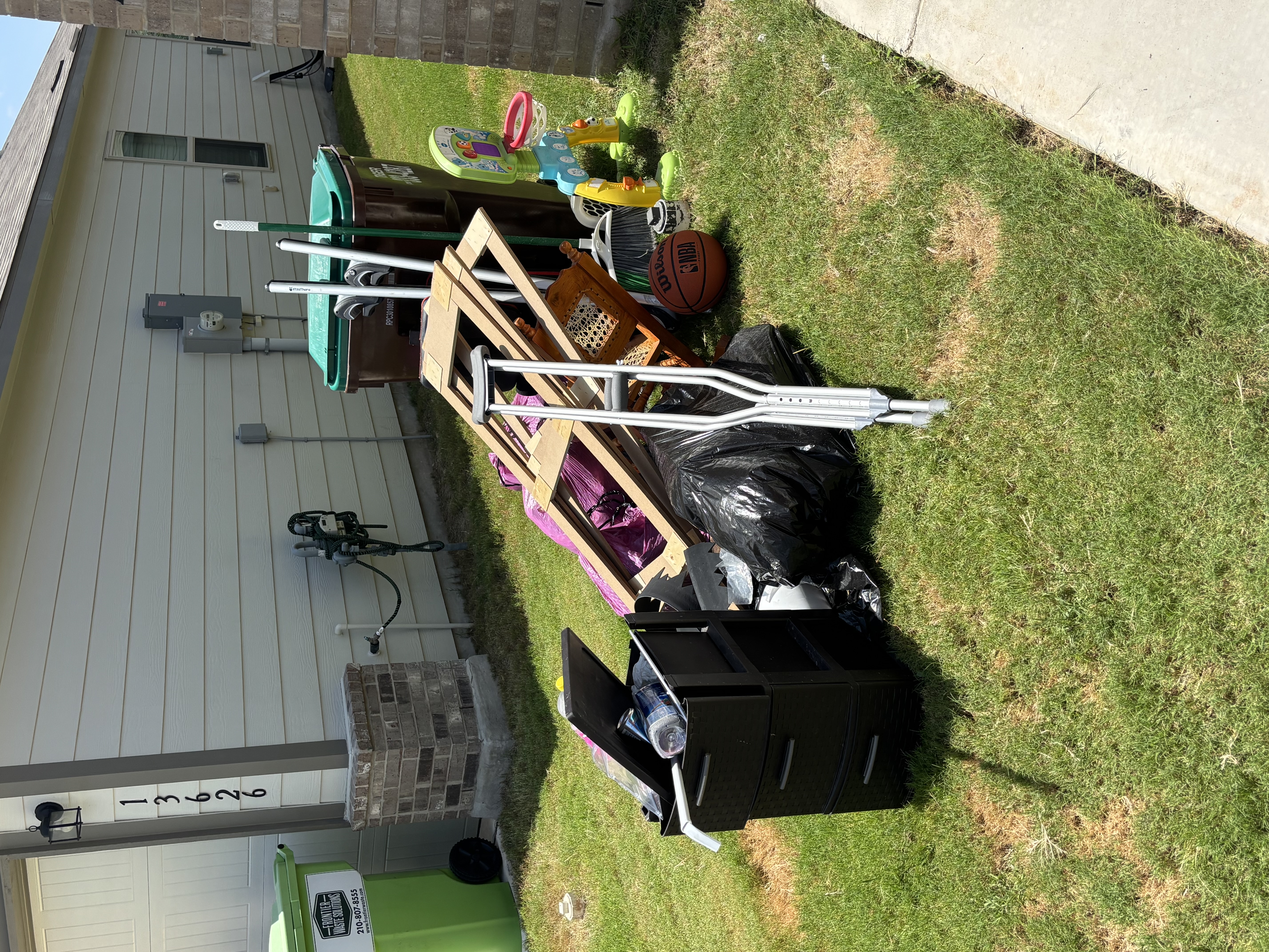 Before: Patio, Yard & Shed Demolition