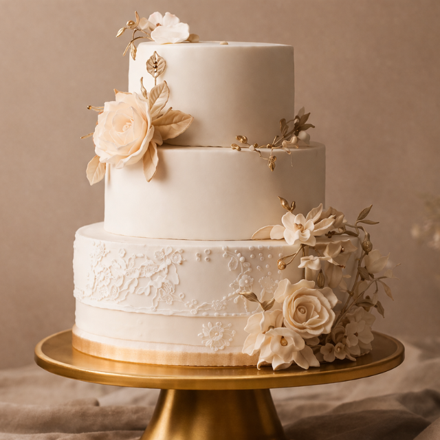 White Wedding Cake