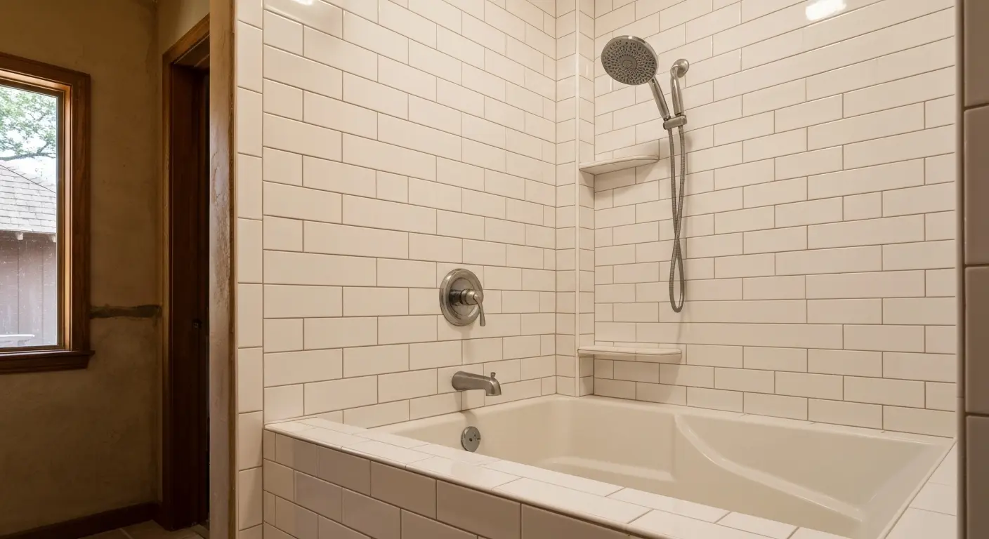 Tub-shower combo installation