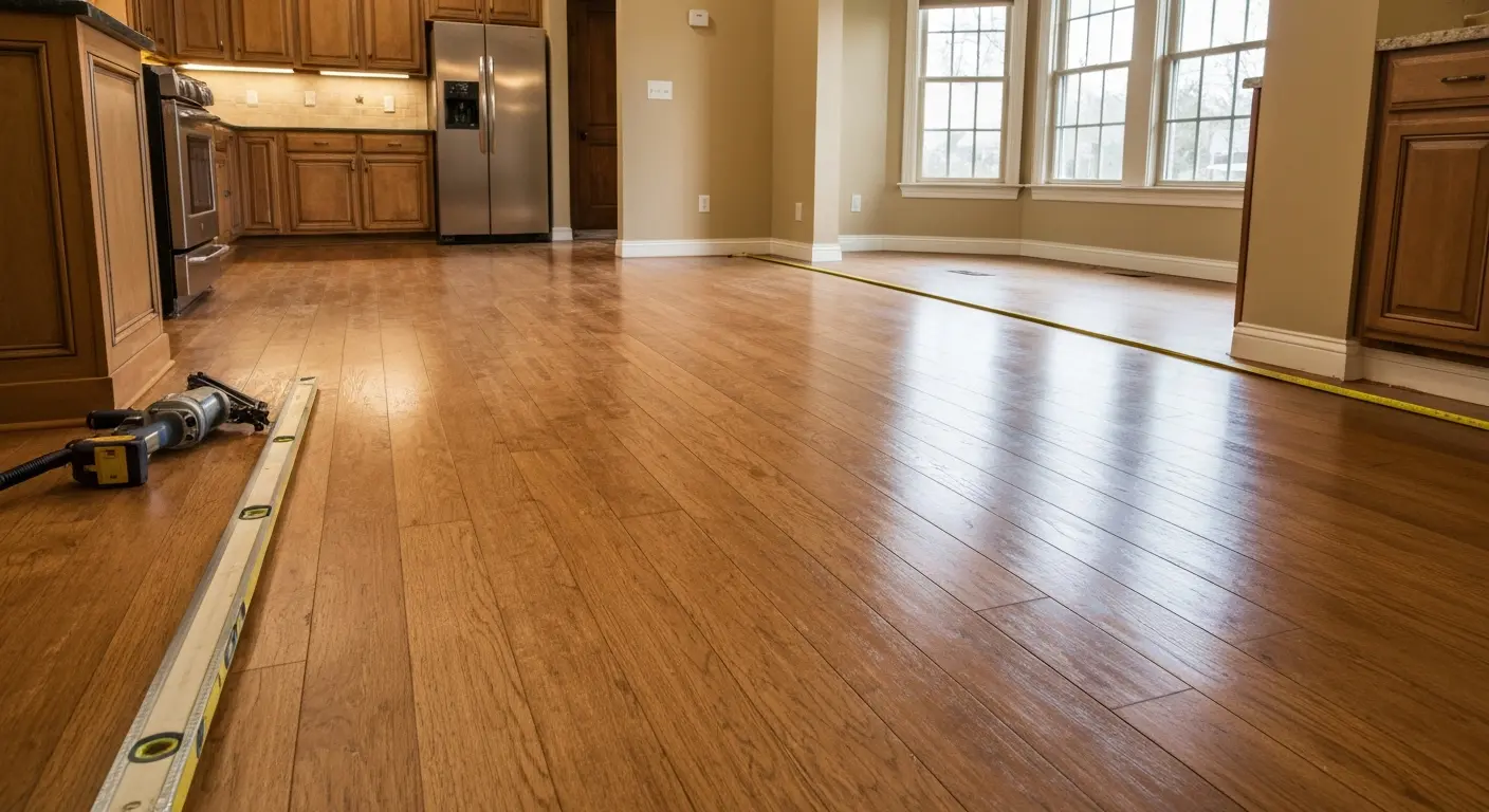 Kitchen flooring installation
