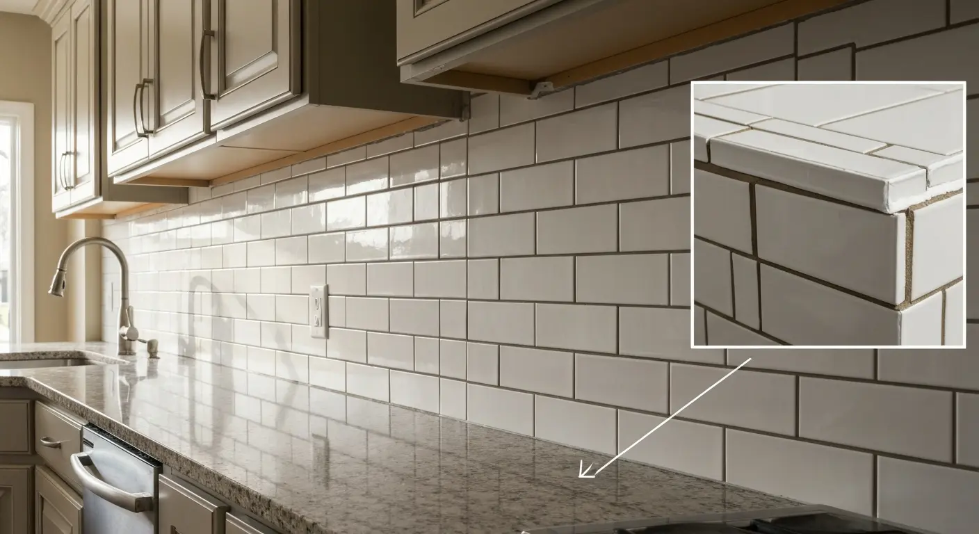 Modern kitchen backsplash