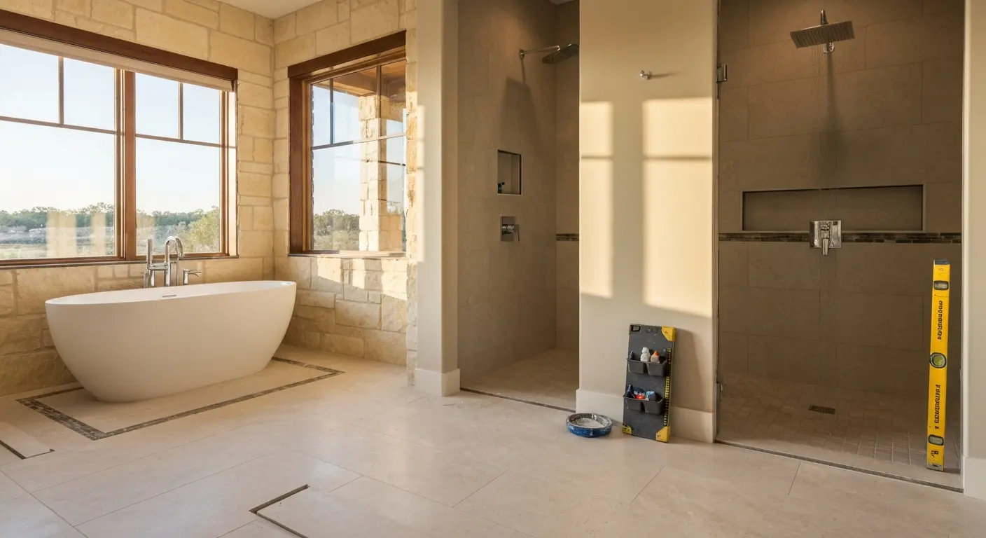 Bathroom renovation project