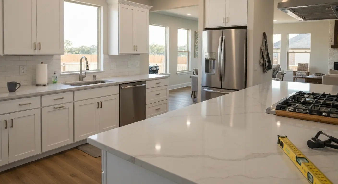 Open-concept kitchen renovation