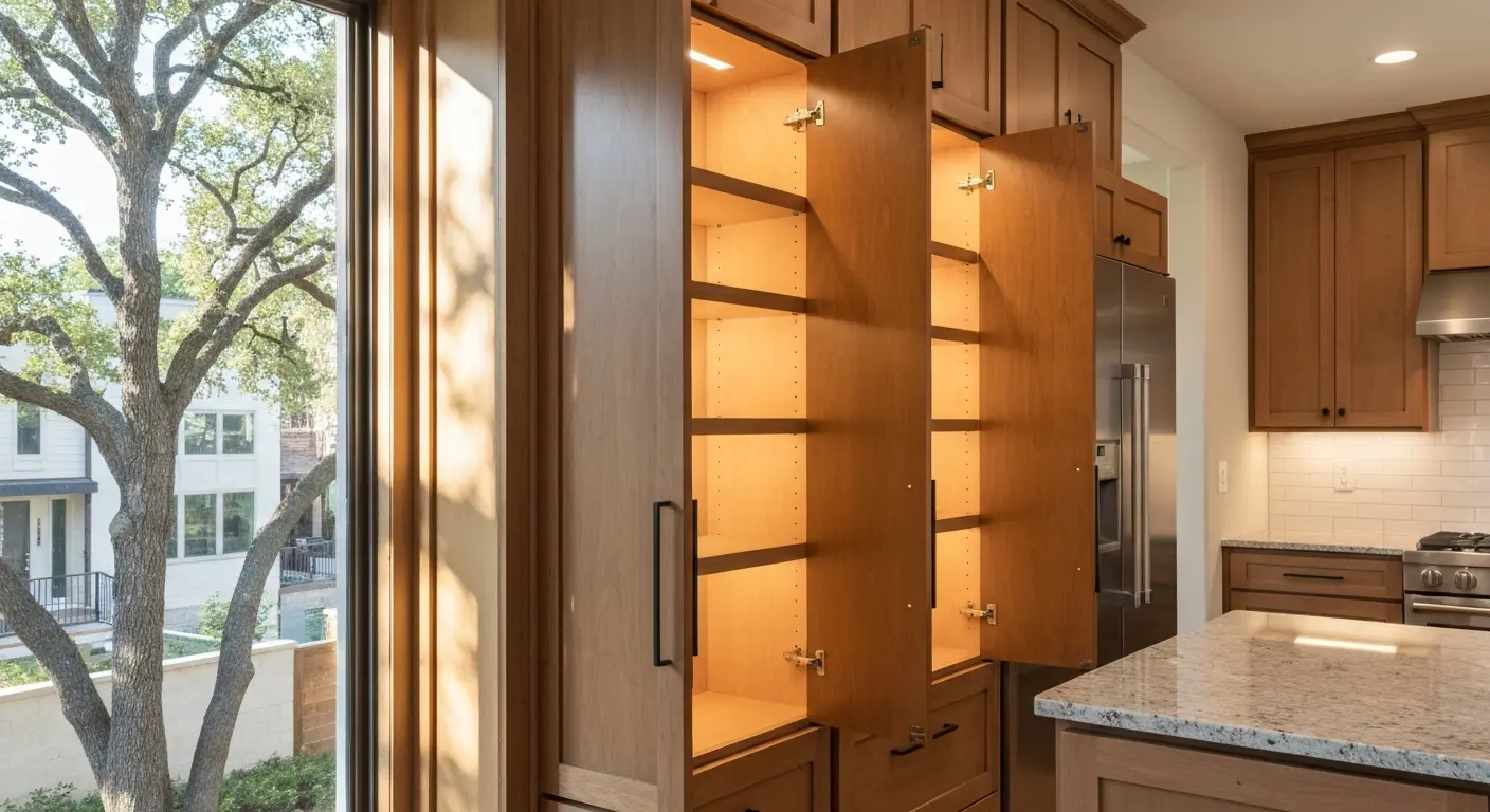 Custom cabinet installation