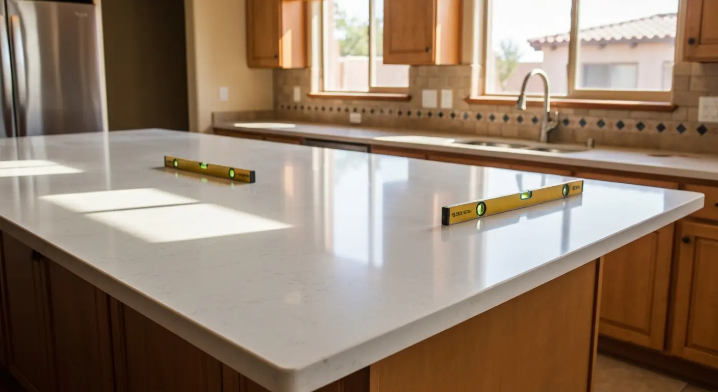 Kitchen countertop fabrication and installation