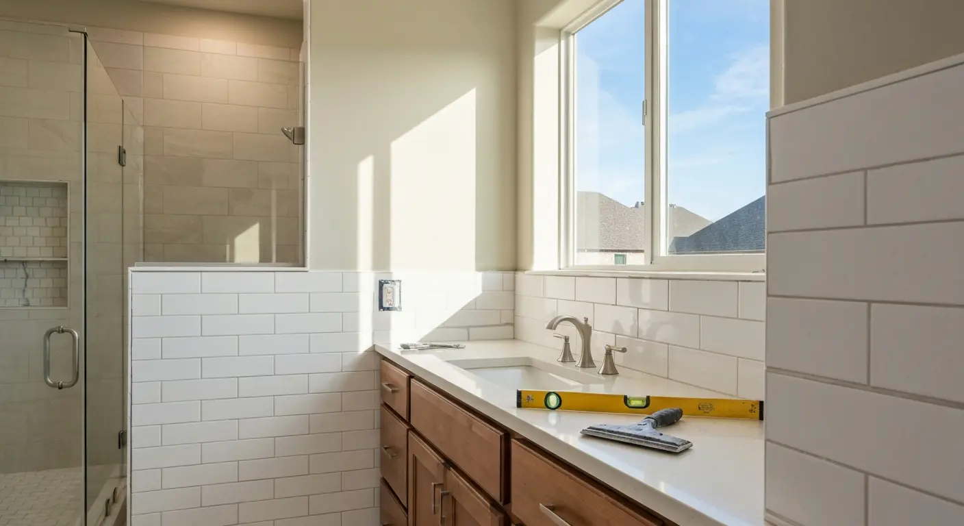 Bathroom renovation project