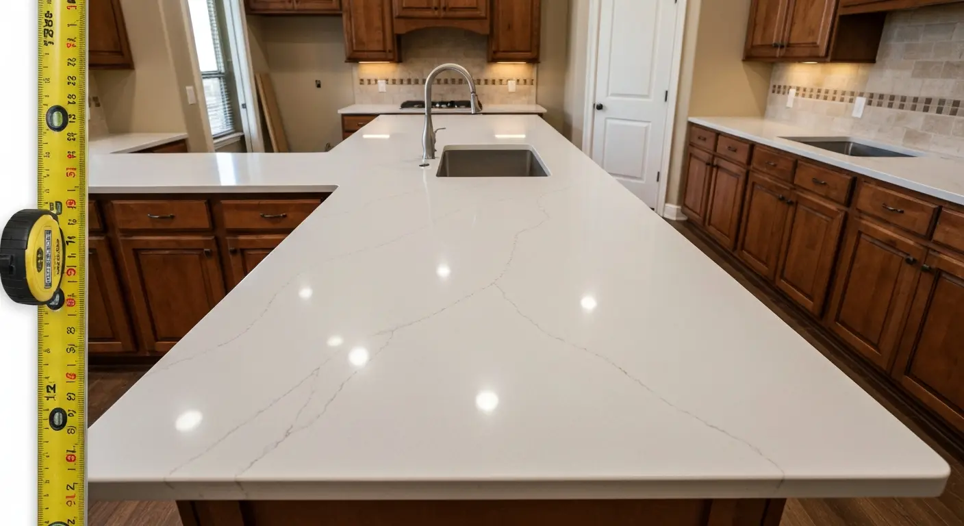 Custom countertop installation