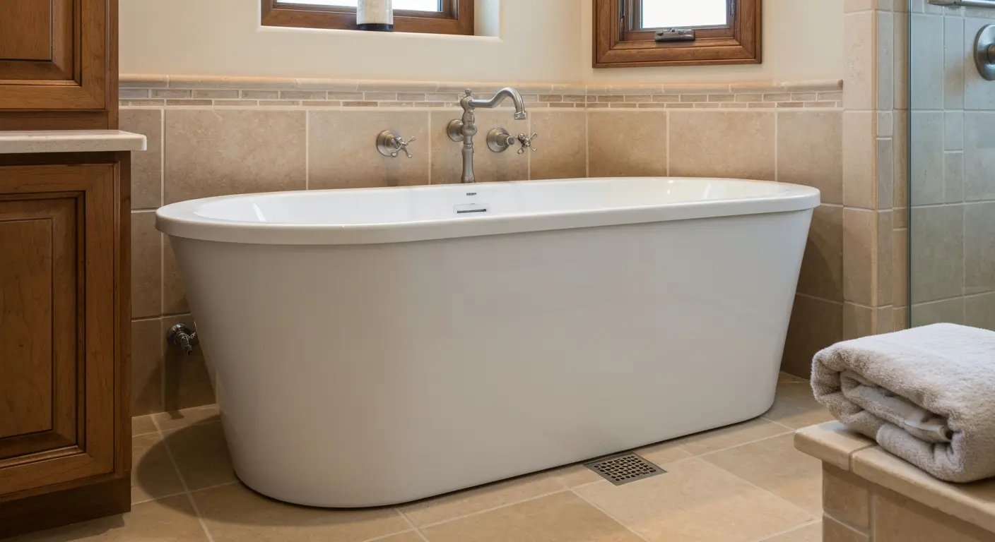 Soaking tub installation