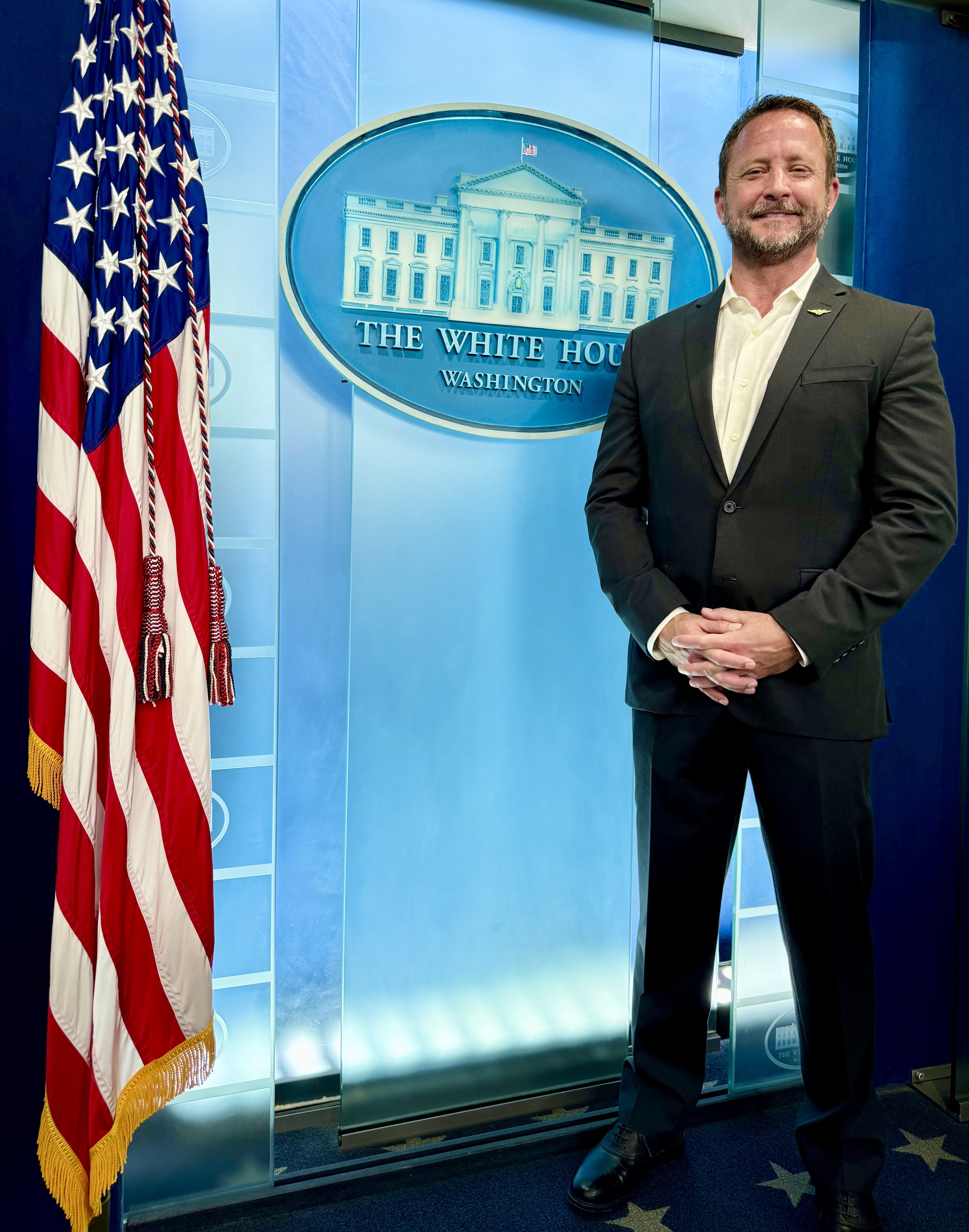 Whiz Buckley at the White House, April 2026