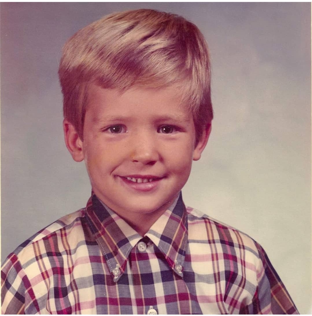 Matthew Buckley as a boy