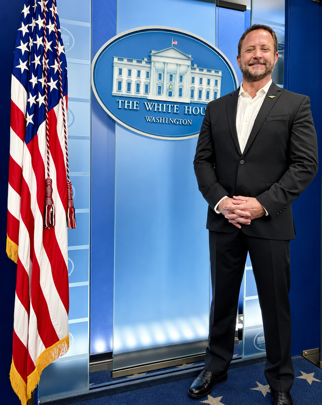 Whiz Buckley at the White House, April 2026