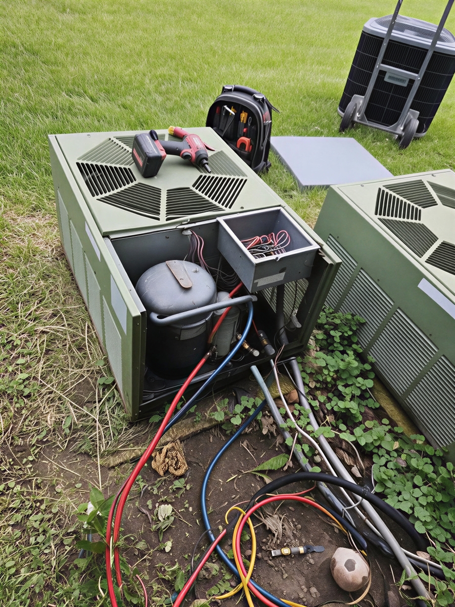 Heating and cooling service project