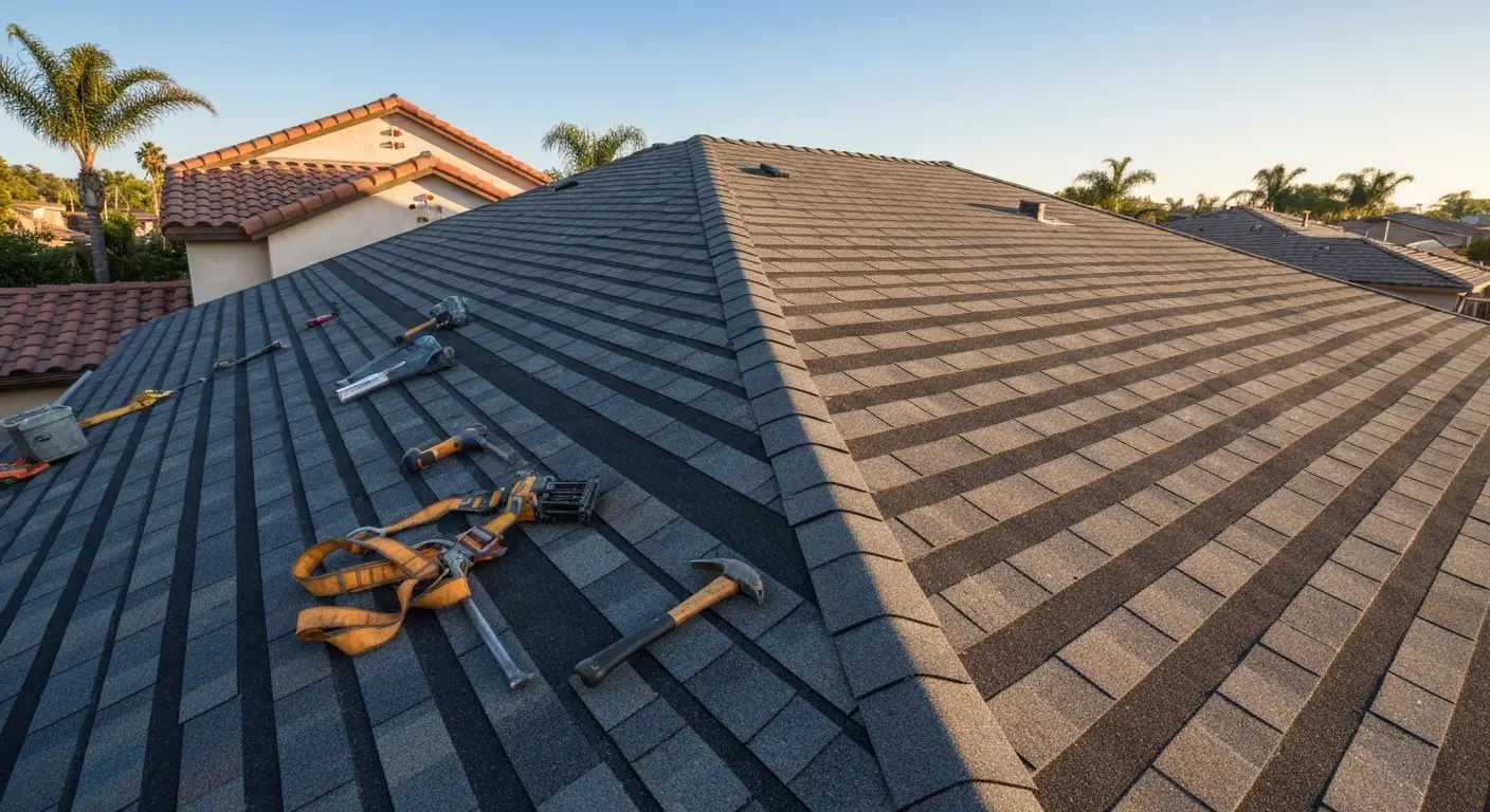 Roof replacement project