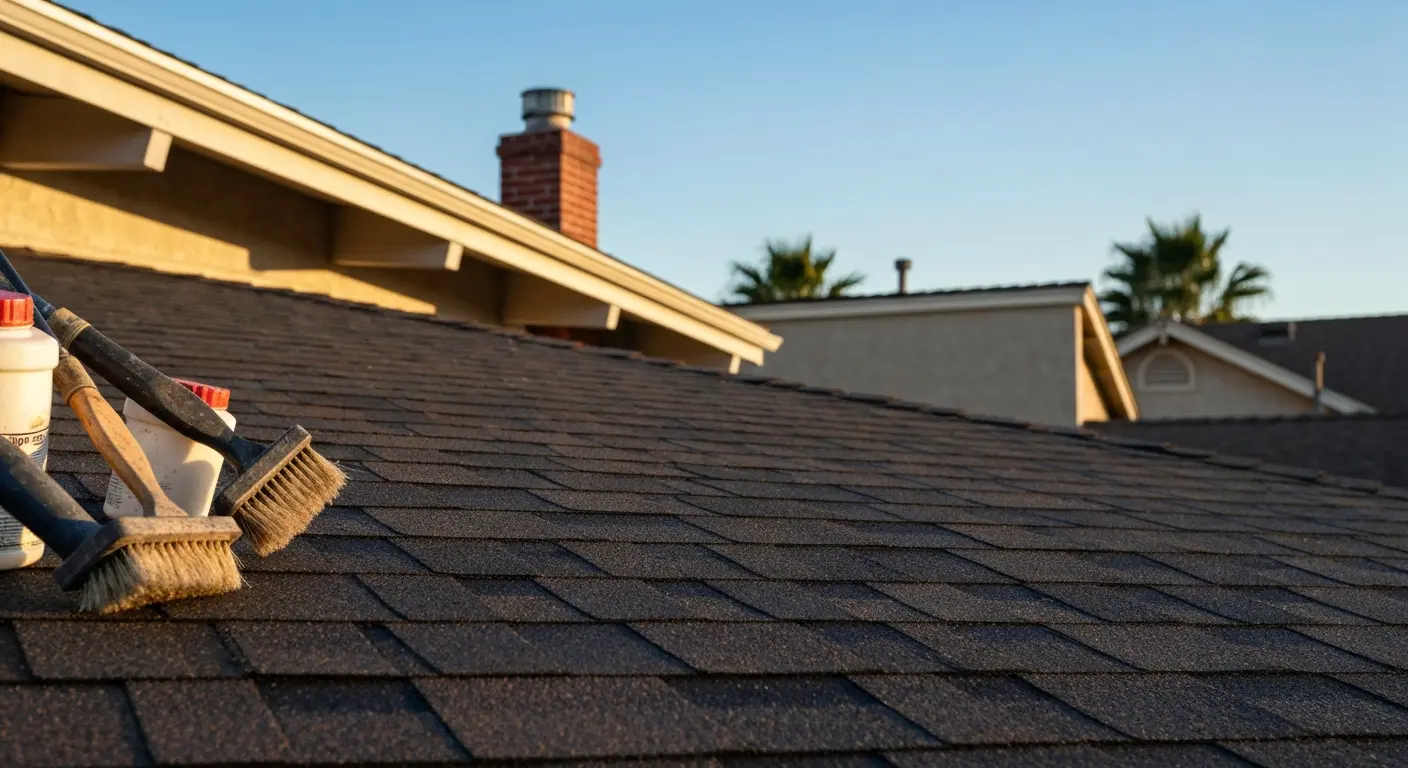 Asphalt shingle rejuvenation service