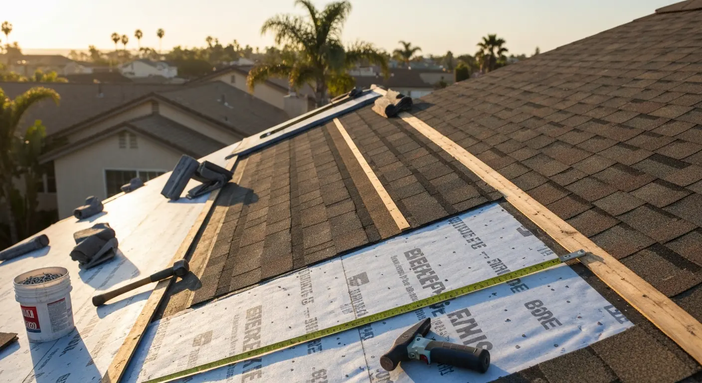 Emergency roof repair in Placentia