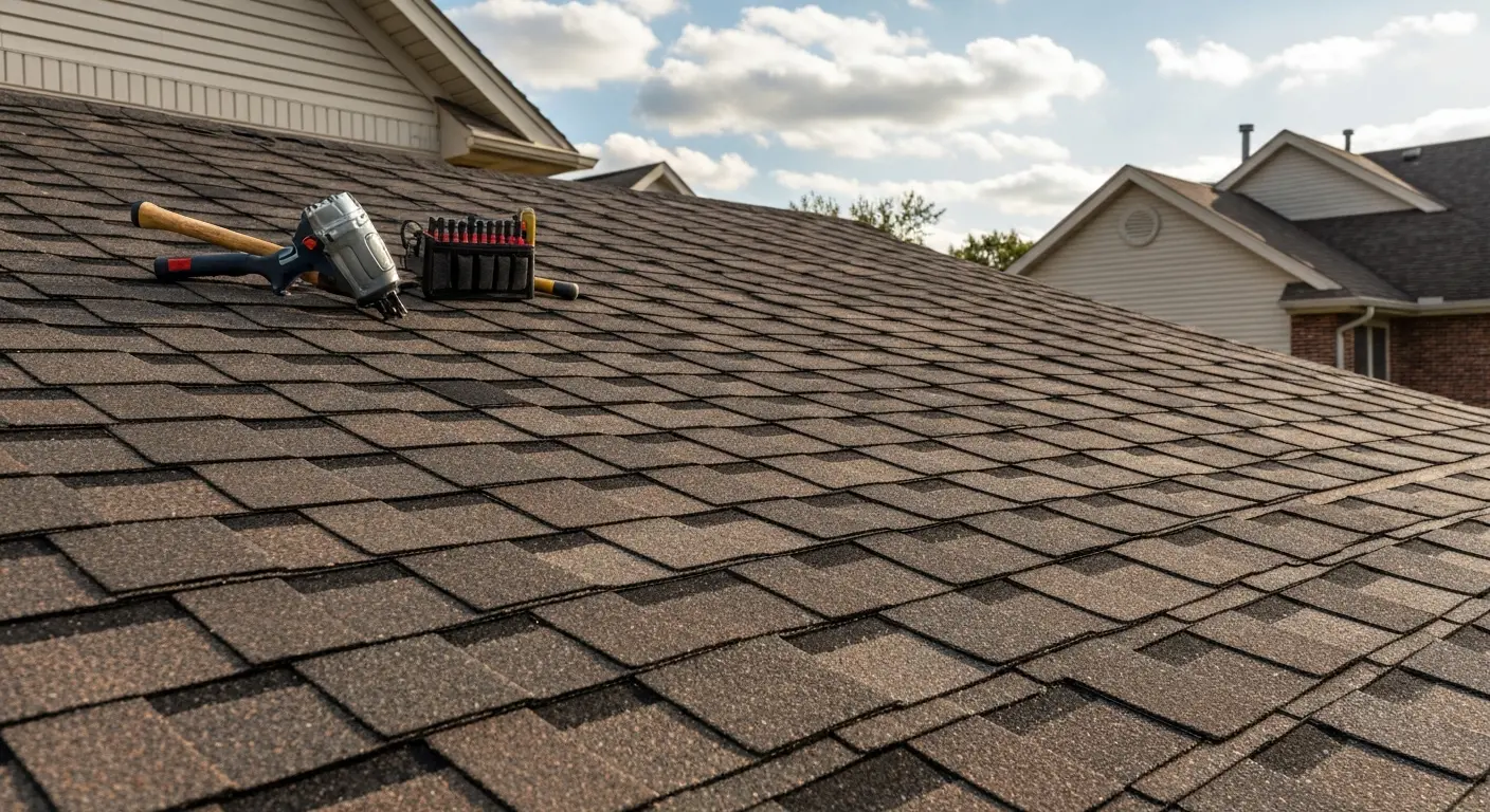 Shingle restoration work