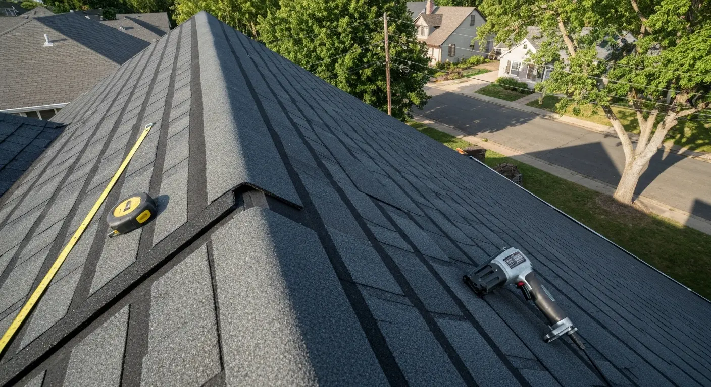 New roof installation