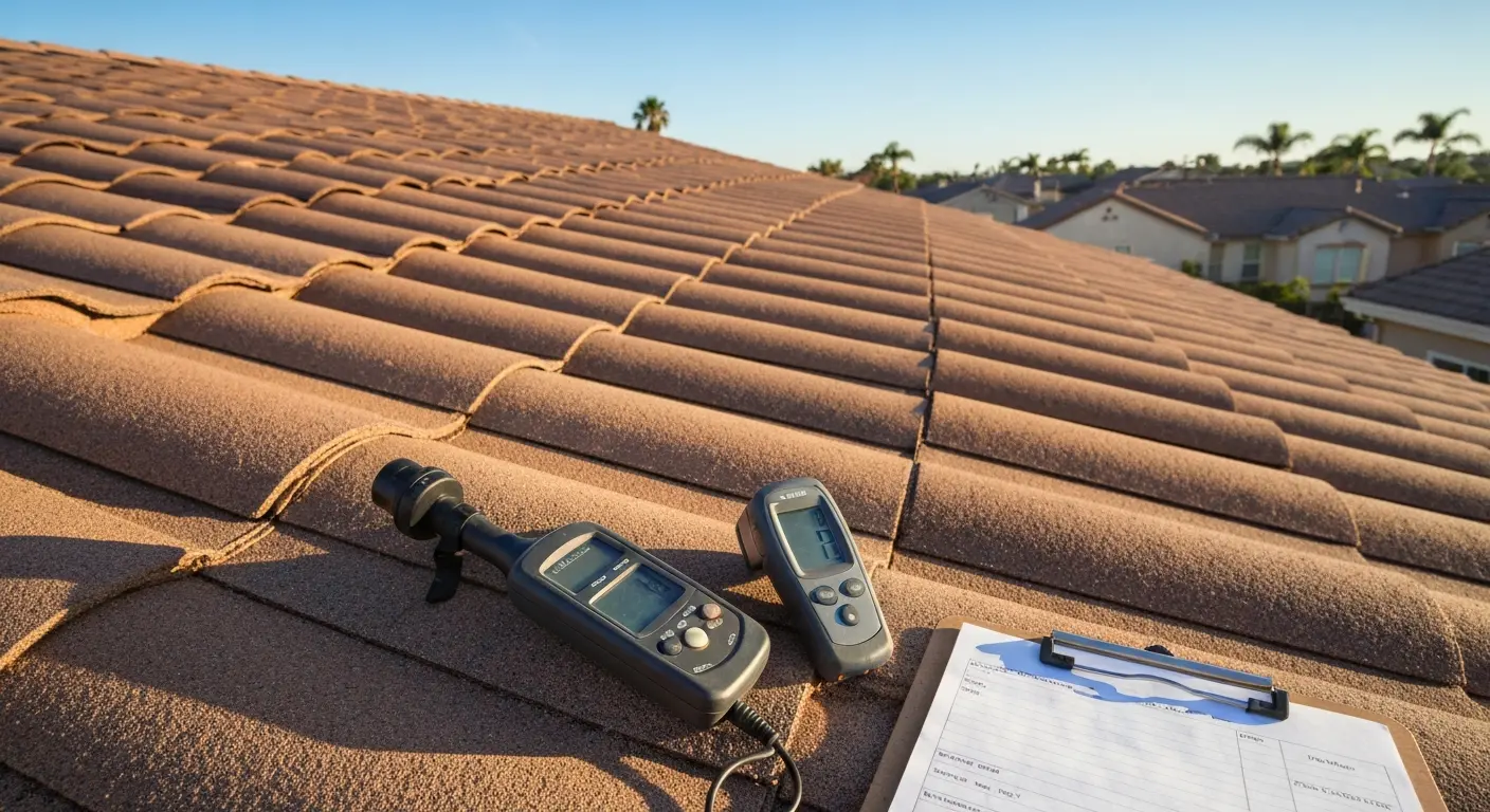 Roof inspection work
