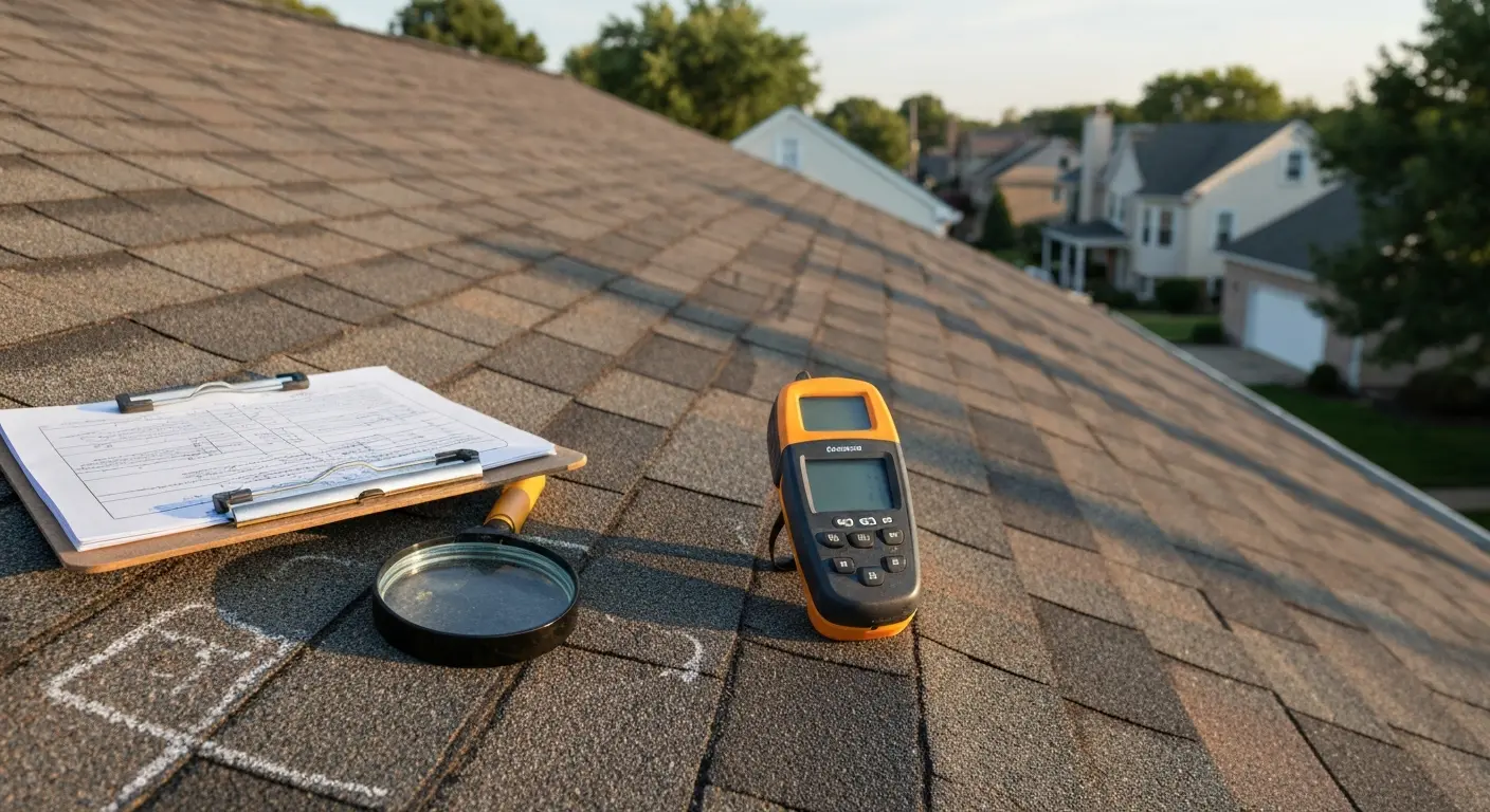 Roof inspection in Villa Park