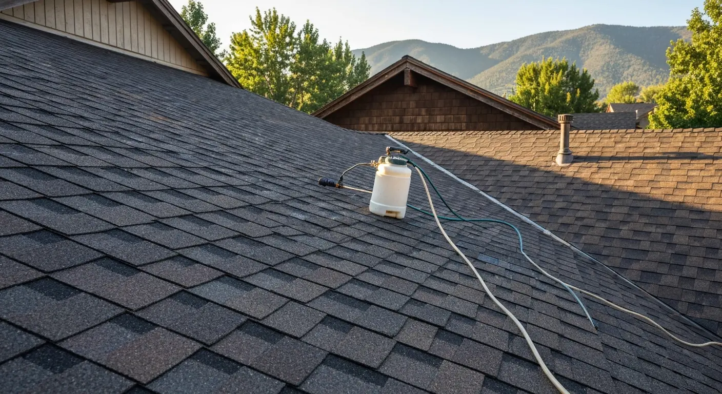 Roof rejuvenation treatment application