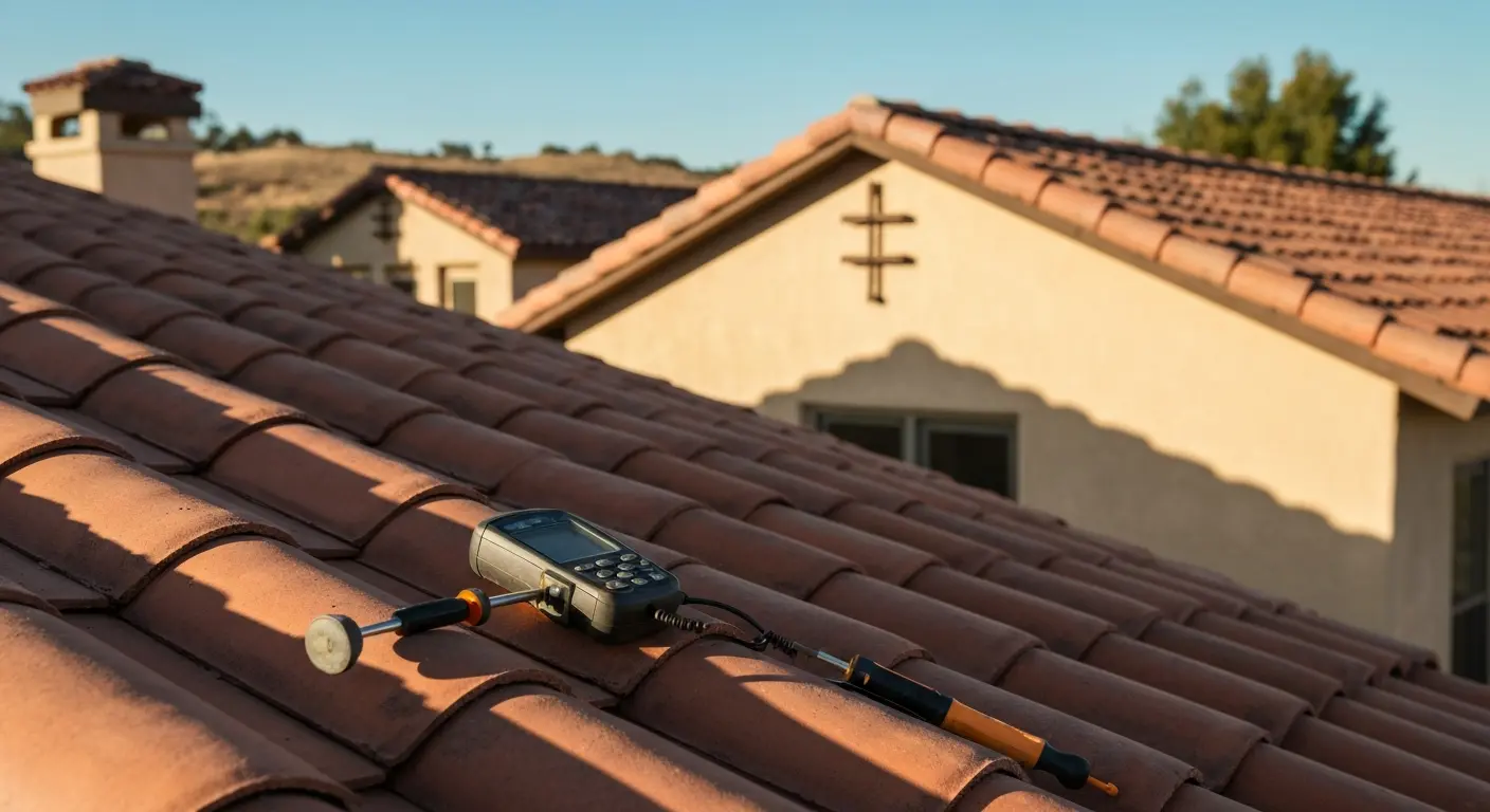 Roof inspection in Tustin