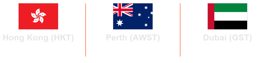 Webinar times: Hong Kong 8:00 PM HKT, Perth 8:00 PM AWST, Dubai 4:00 PM GST