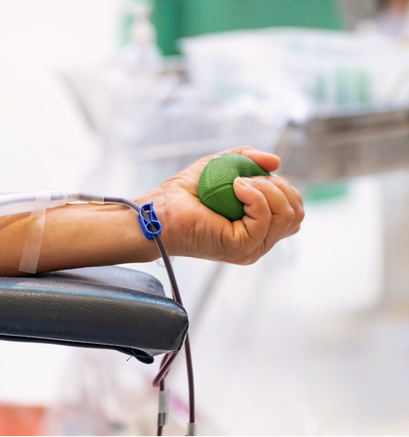 Patient receiving care