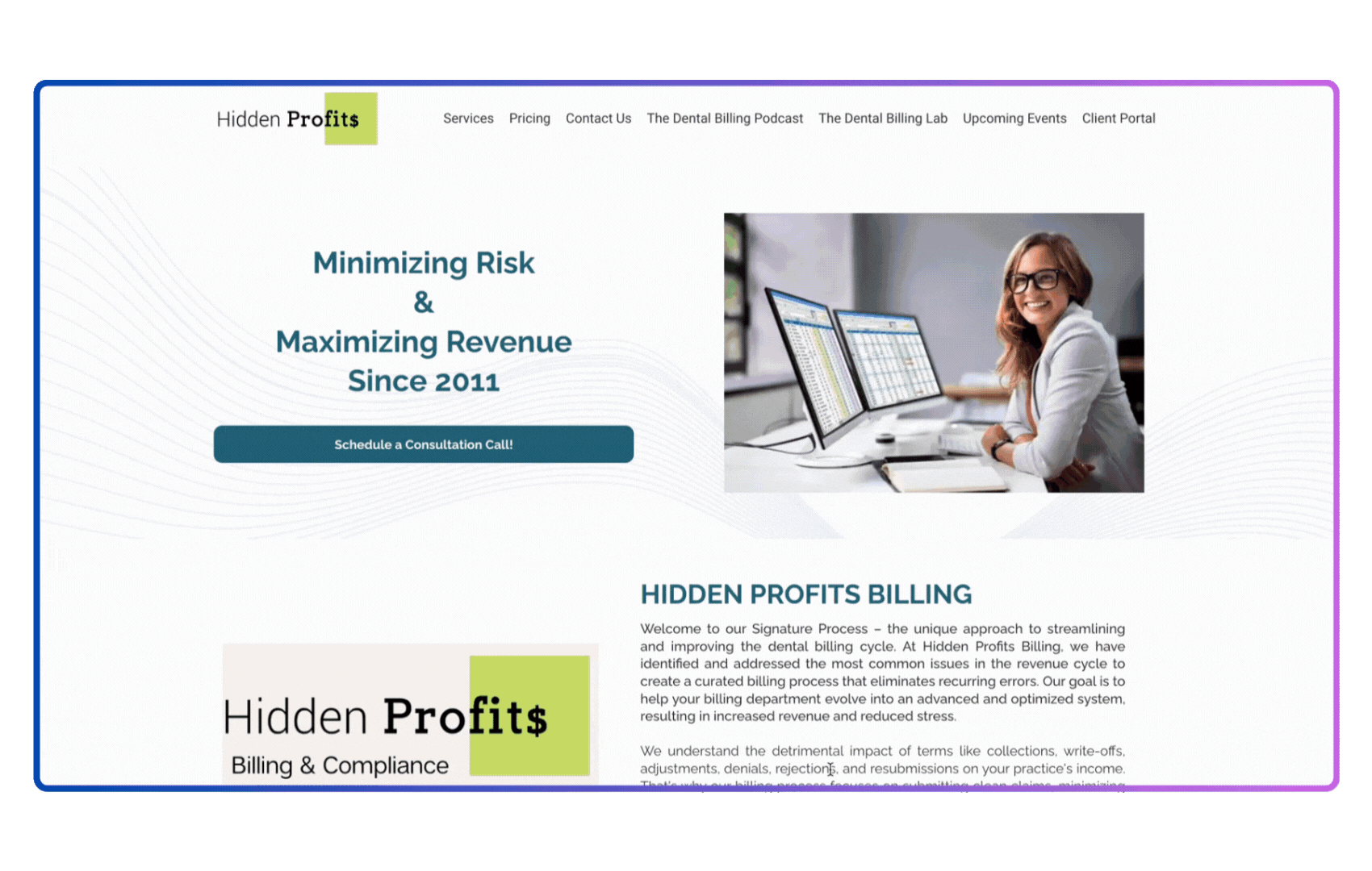 Hidden Profits | Current Website by BBAI