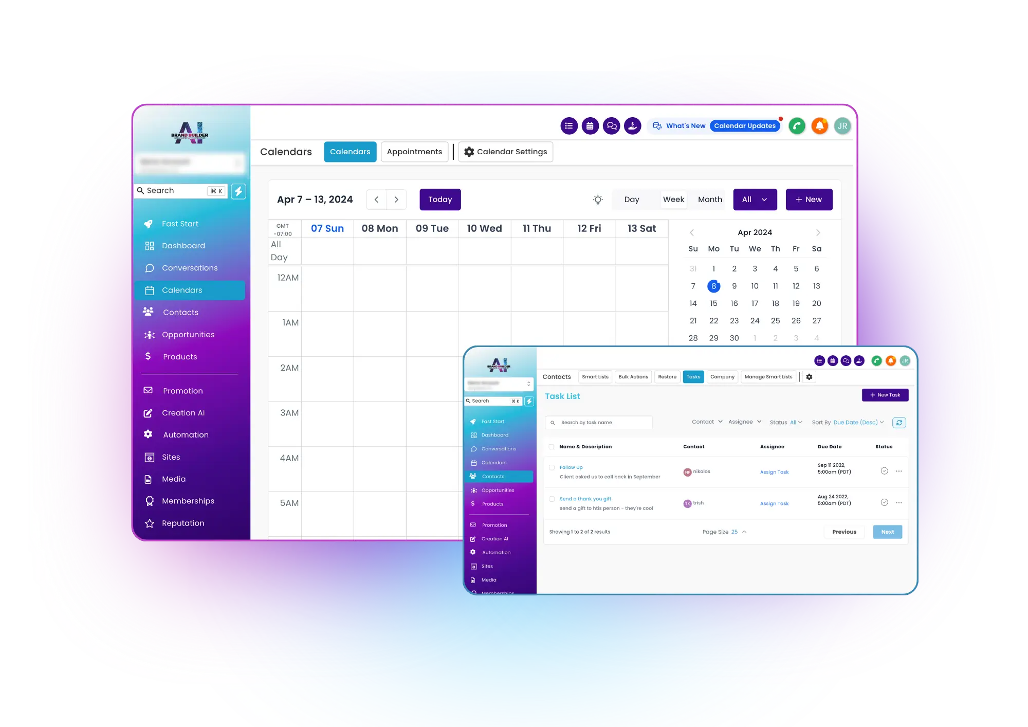 Brand Builder AI | BOOK APPOINTMENTS WITH AI