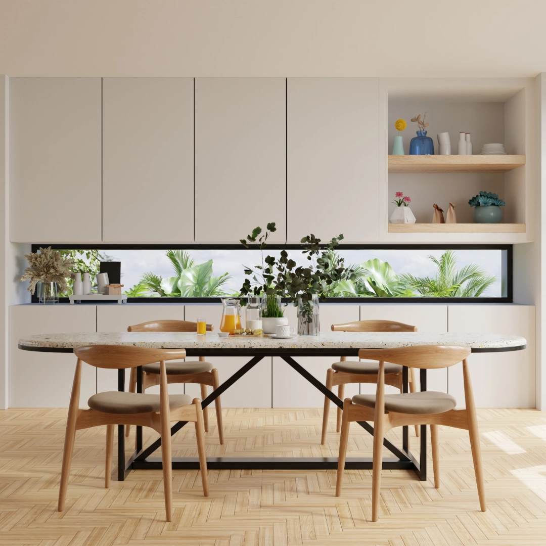 Residential dining area cleaning services