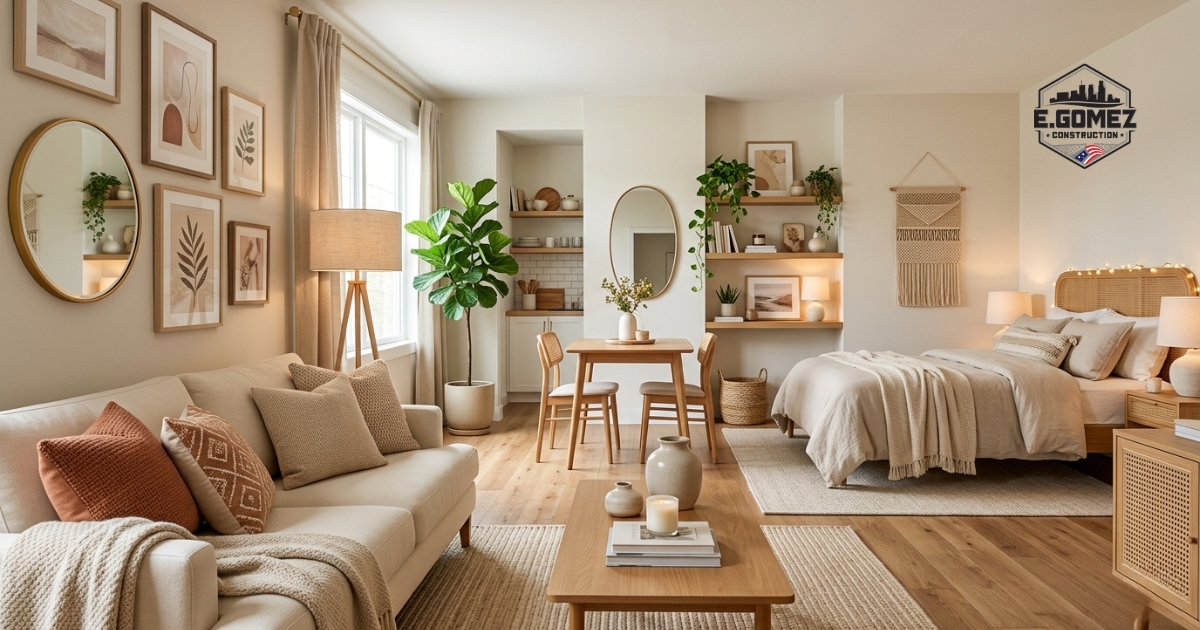 One Room Apartment Decor Ideas