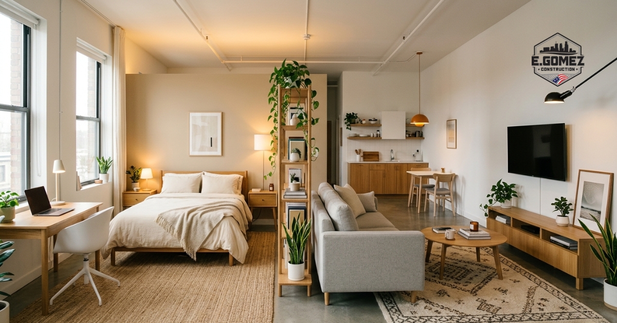 Zoned Studio Room Ideas for Better Organization