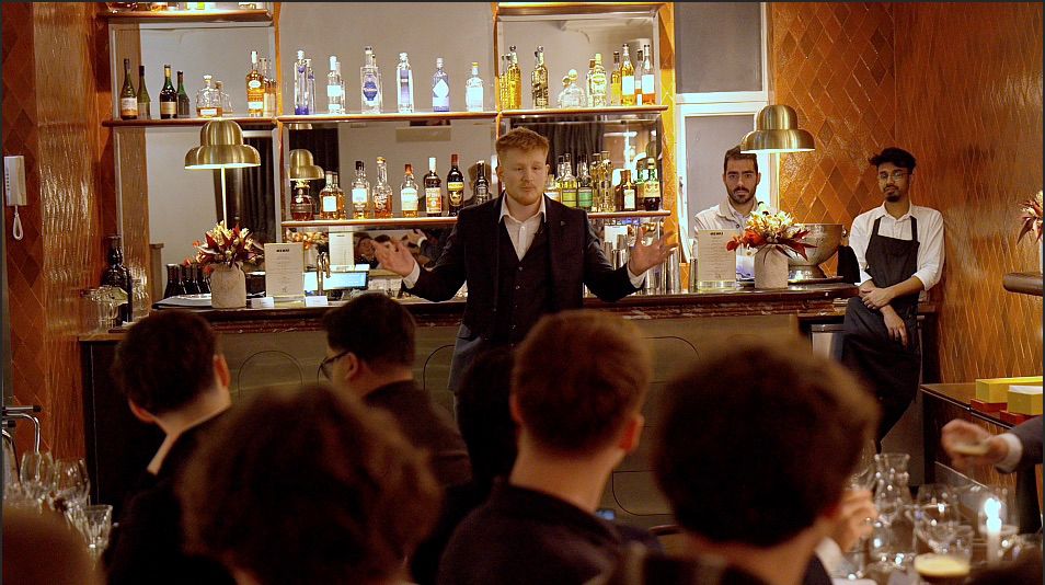 Jordan Davidson presenting