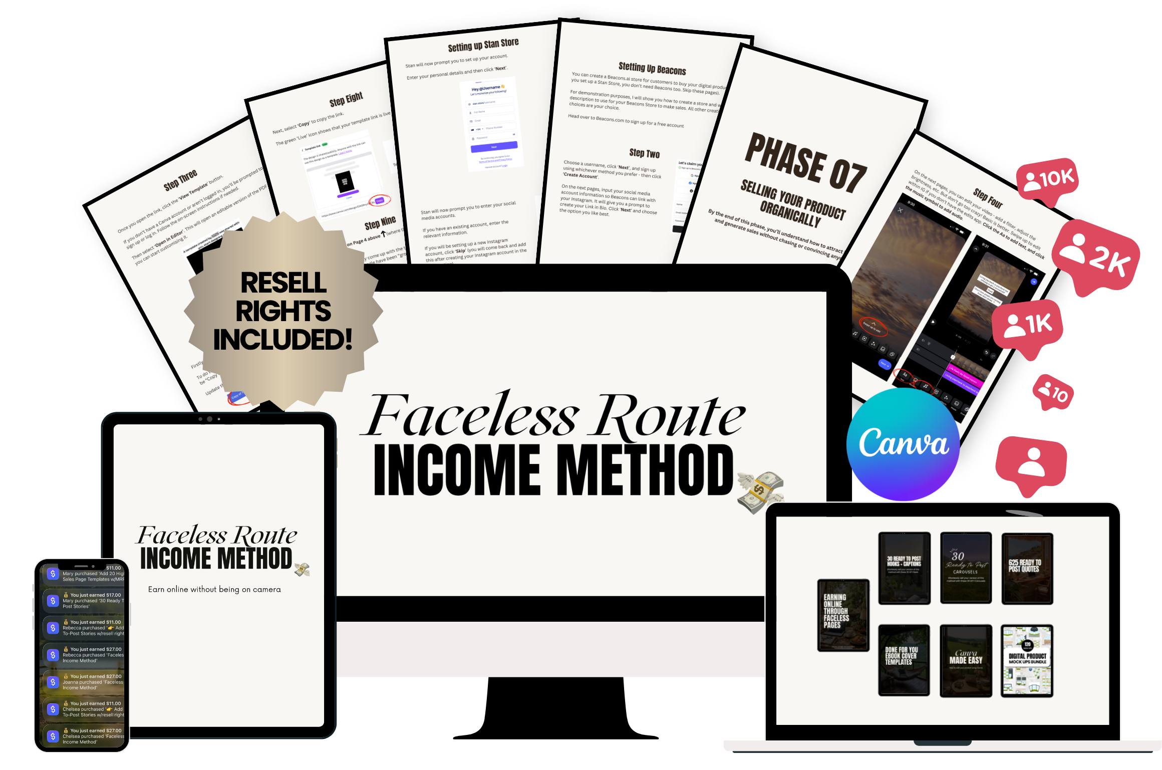 Faceless Route Income Method