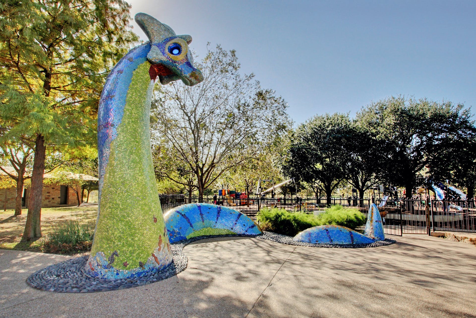 Nessie at Girard Kinney Park at Mueller