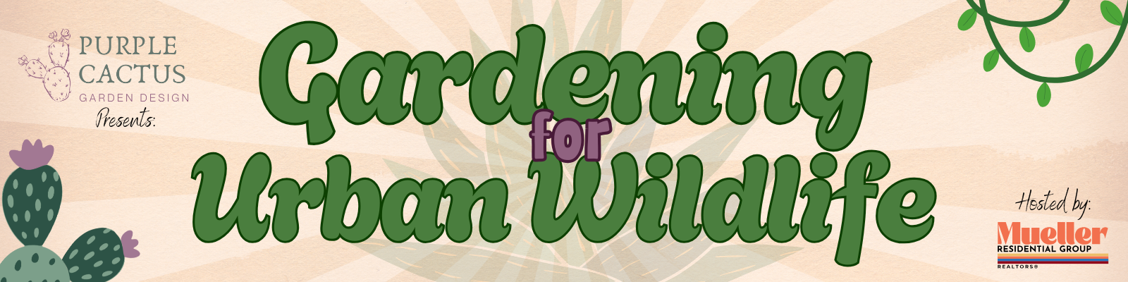 Gardening for Urban Wildlife - Purple Cactus Gardens Gardening for Urban Wildlife - Purple Cactus Gardens