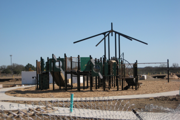 Ella Wooten Park under construction Ella Wooten Park under construction