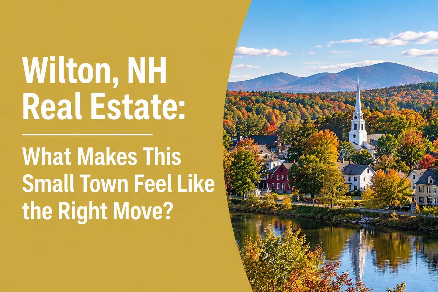 Wilton, NH Real Estate: What Makes This Small Town Feel Like the Right Move?